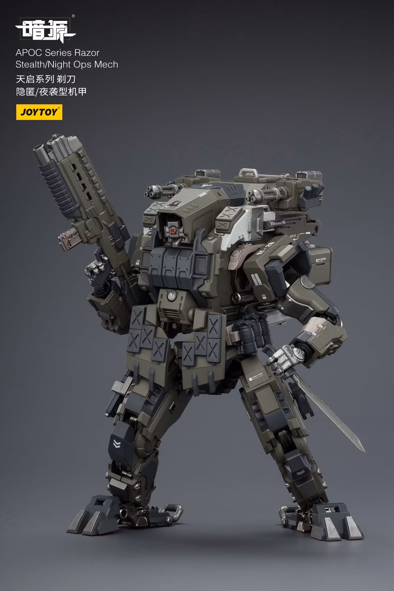 Dark Source APOC Series Razor Stealth/Night Ops Mech 1/25 Scale Action Figure