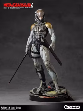 Metal Gear Solid 4: Guns of the Patriots Raiden 1/6 Scale Statue