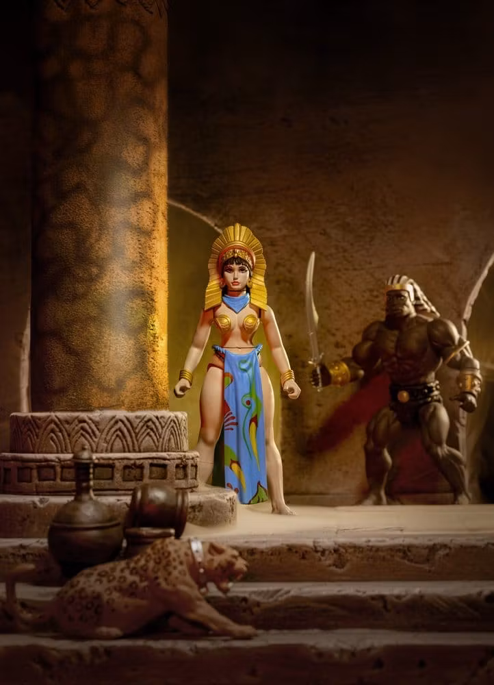 The Savage World of Frazetta Egyptian Queen & The Guard (Museum Edition) Action Figure Set