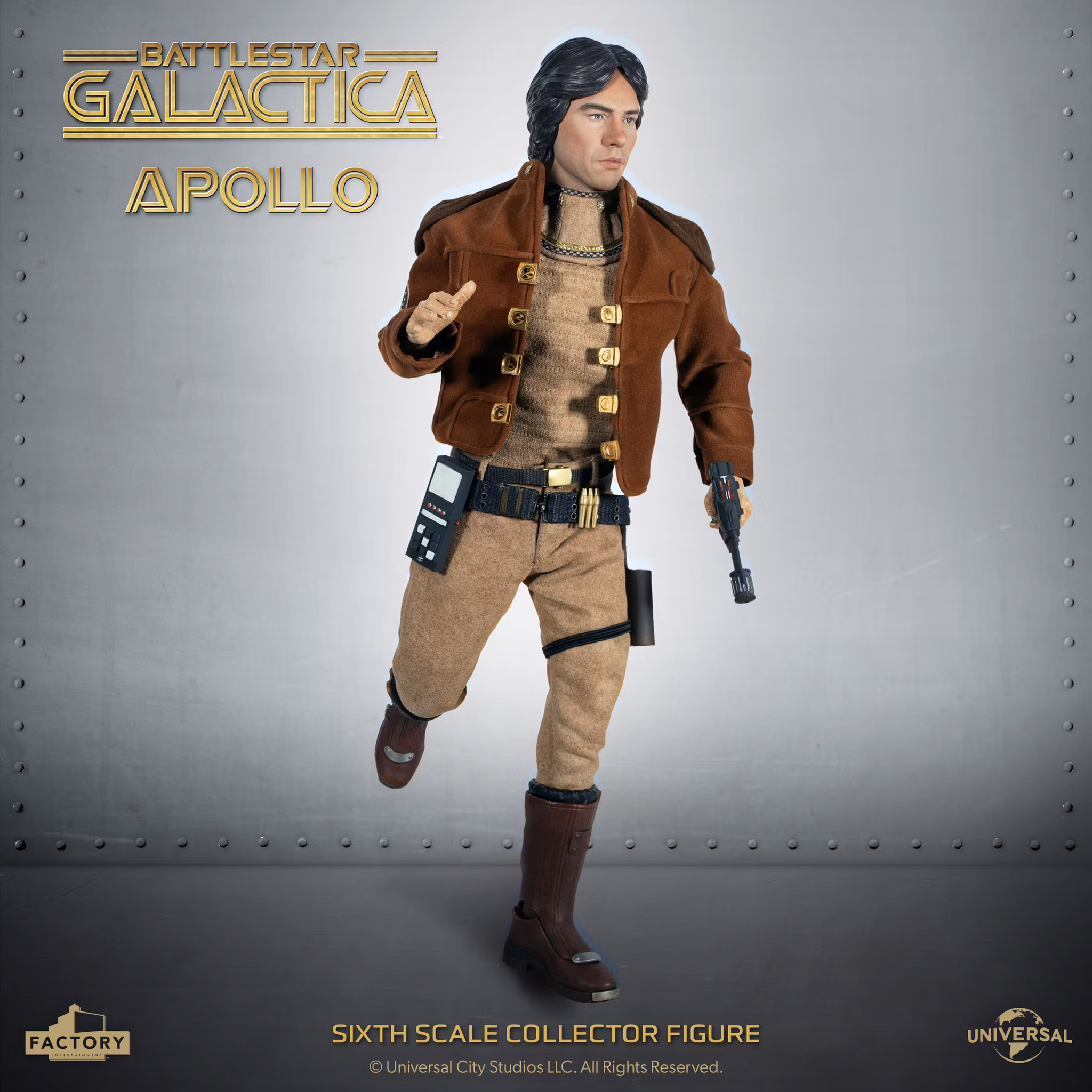 Battlestar Galactica (1978) Captain Apollo 1/6 Scale Action Figure