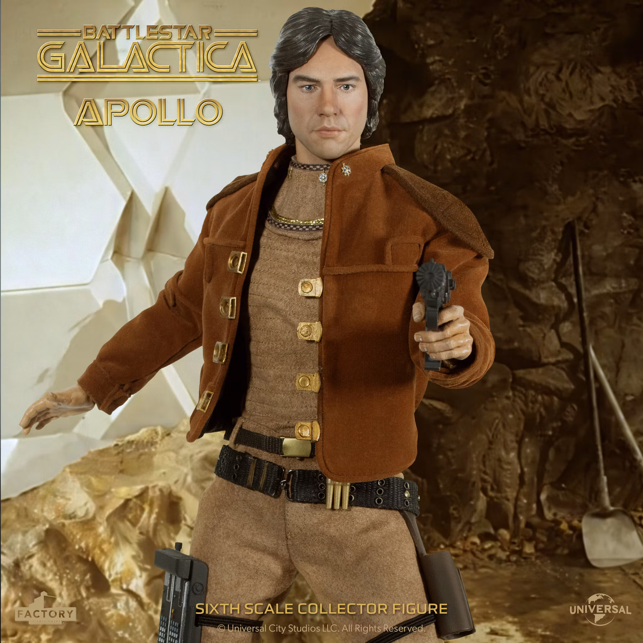 Battlestar Galactica (1978) Captain Apollo 1/6 Scale Action Figure