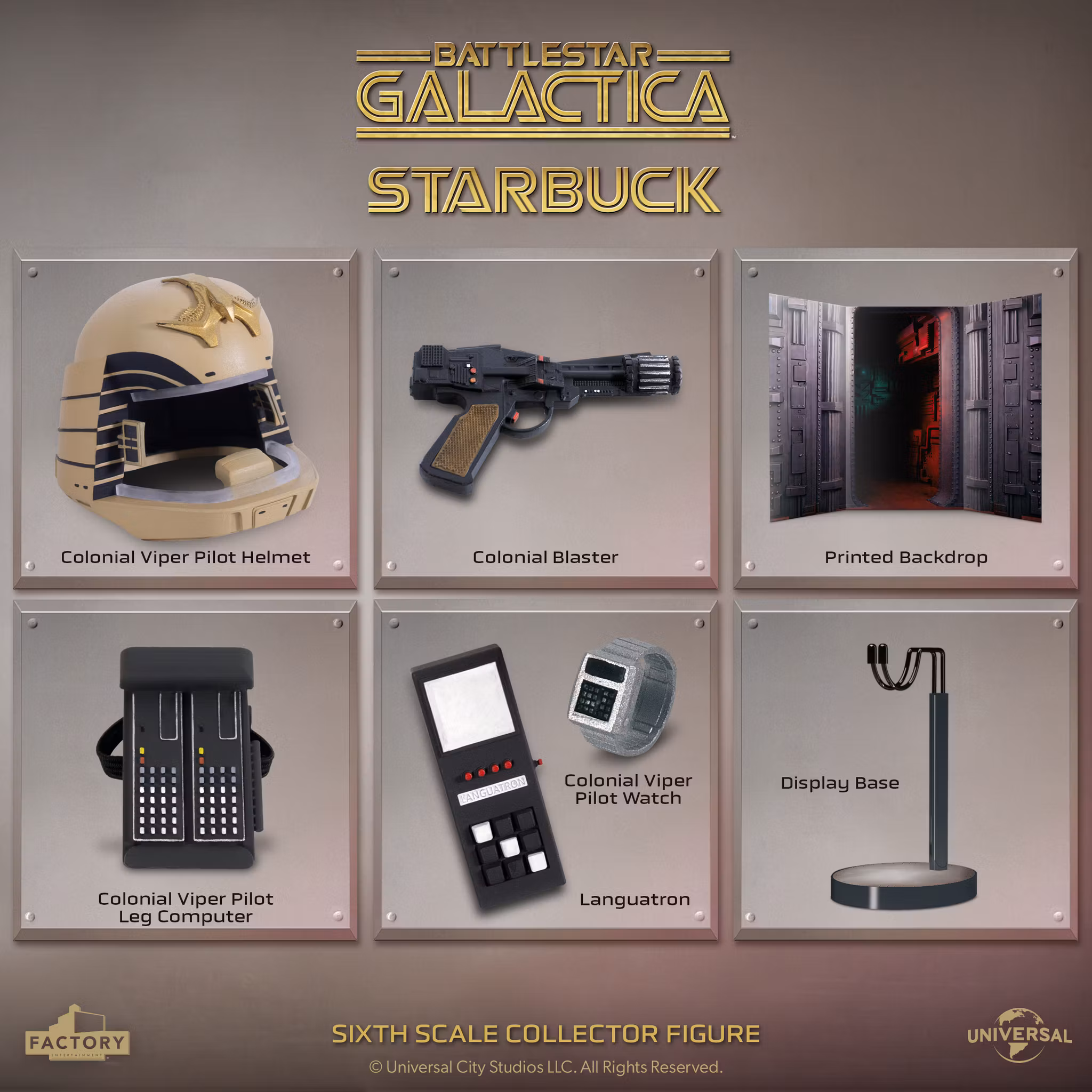 Battlestar Galactica (1978) Lieutenant Starbuck 1/6 Scale Action Figure