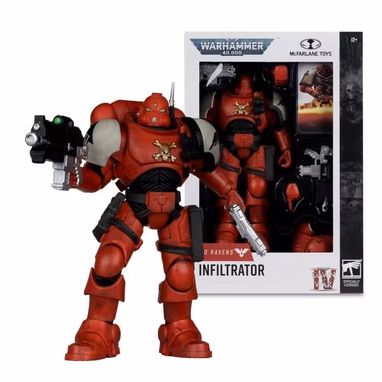 Warhammer 40,000: Dawn of War IV Blood Ravens Infiltrator Action Figure