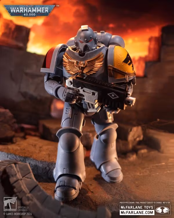 Warhammer 40,000 Space Wolves Grey Hunter Action Figure