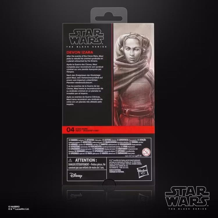 Star Wars: The Black Series Devon Izara (Maul- Shadow Lord) Action Figure