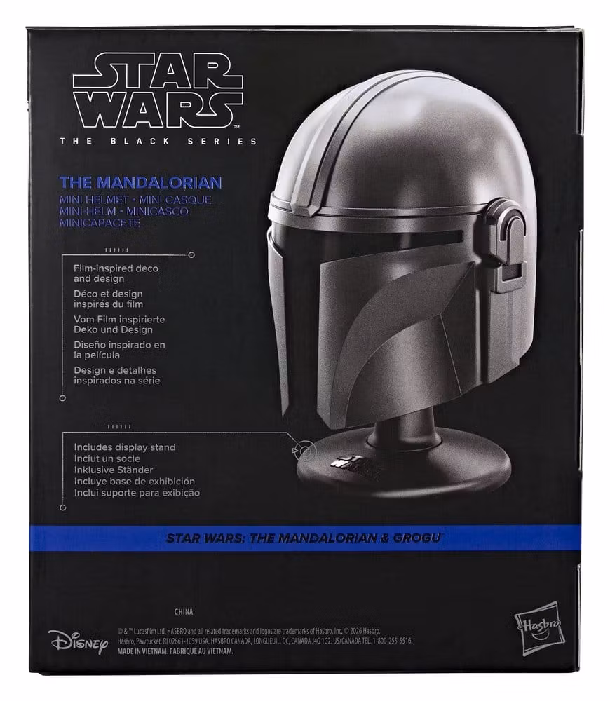 Star Wars: The Mandalorian & Grogu Black Series Mini Helmet The Mandalorian