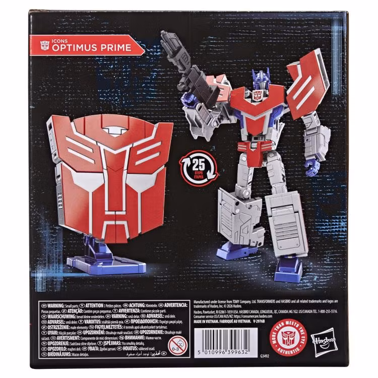 Transformers Icons Autobot Optimus Prime Action Figure