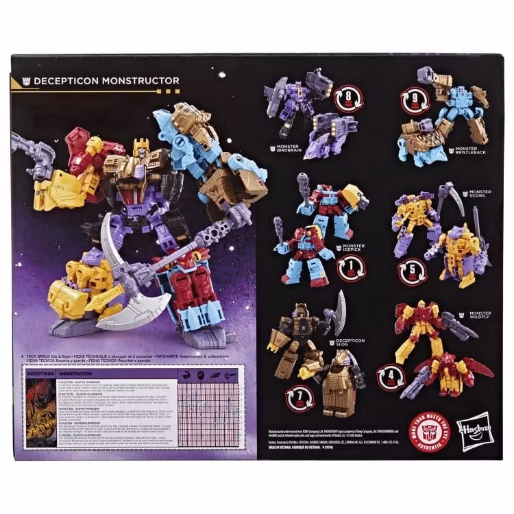 Transformers: Age of the Primes Decepticon Monstructor Combiner