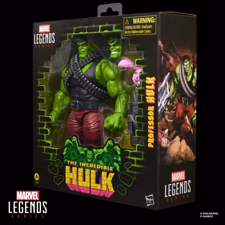The Incredible Hulk Marvel Legends Professor Hulk Deluxe Action Figure