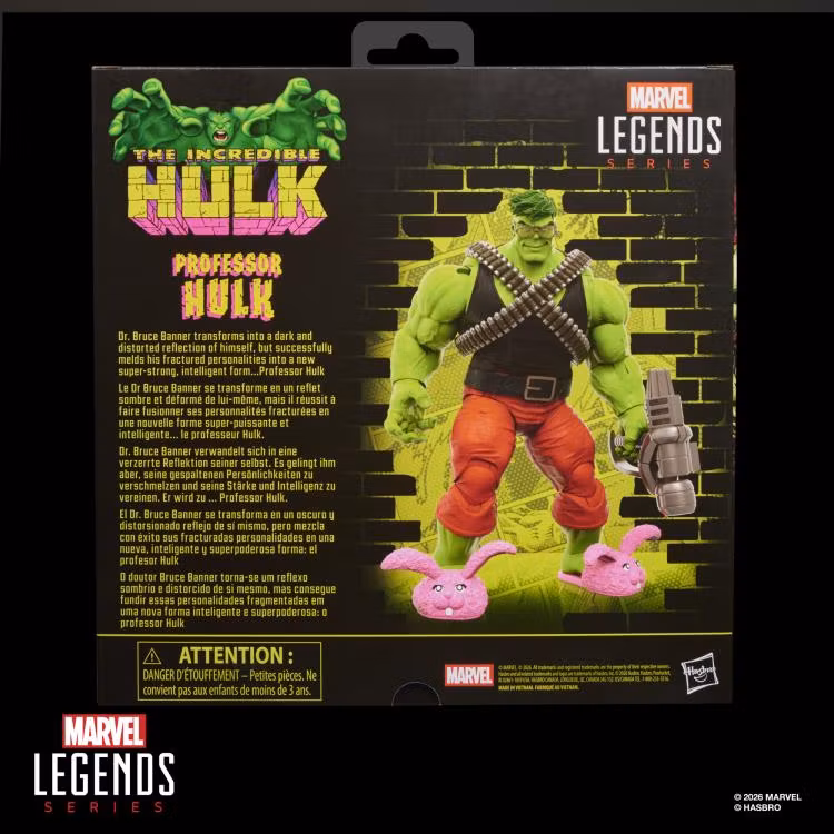 The Incredible Hulk Marvel Legends Professor Hulk Deluxe Action Figure