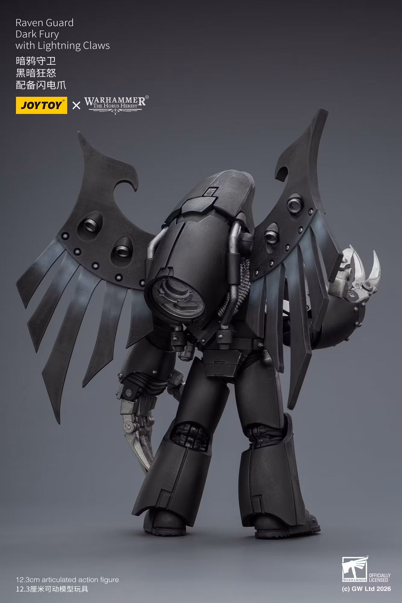 Warhammer: The Horus Heresy Raven Guard Dark Fury with Lightning Claws 1/18 Scale Action Figure