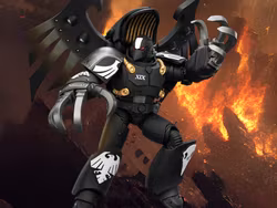Warhammer: The Horus Heresy Raven Guard Dark Fury, Chooser of the Slain with Raven's Talon Claws 1/18 Scale Action Figure