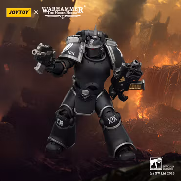 Warhammer: The Horus Heresy Raven Guard MKIII Tactical Legionary with Bolter and Bolt Pistol 1/18 Scale Action Figure