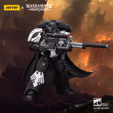 Warhammer: The Horus Heresy Raven Guard Mor Deythan with Nemesis Bolt Rifle 1/18 Scale Action Figure