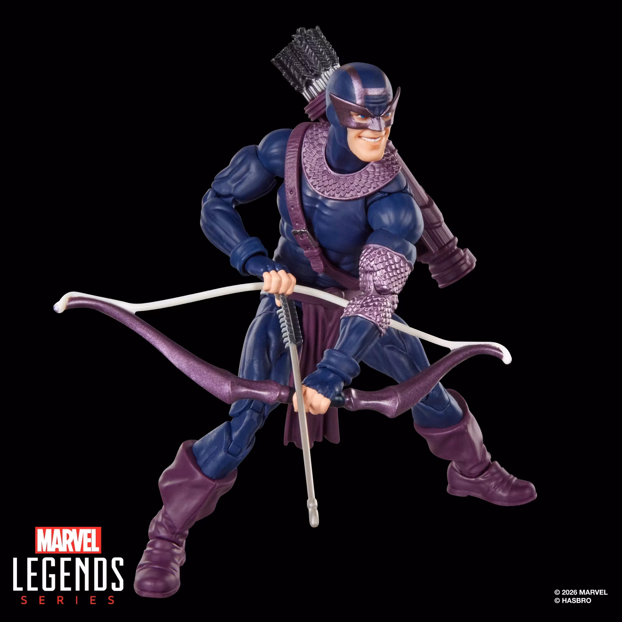 Dark Avengers Marvel Legends Dark Avengers Hawkeye Action Figure (Marvel's Box BAF)