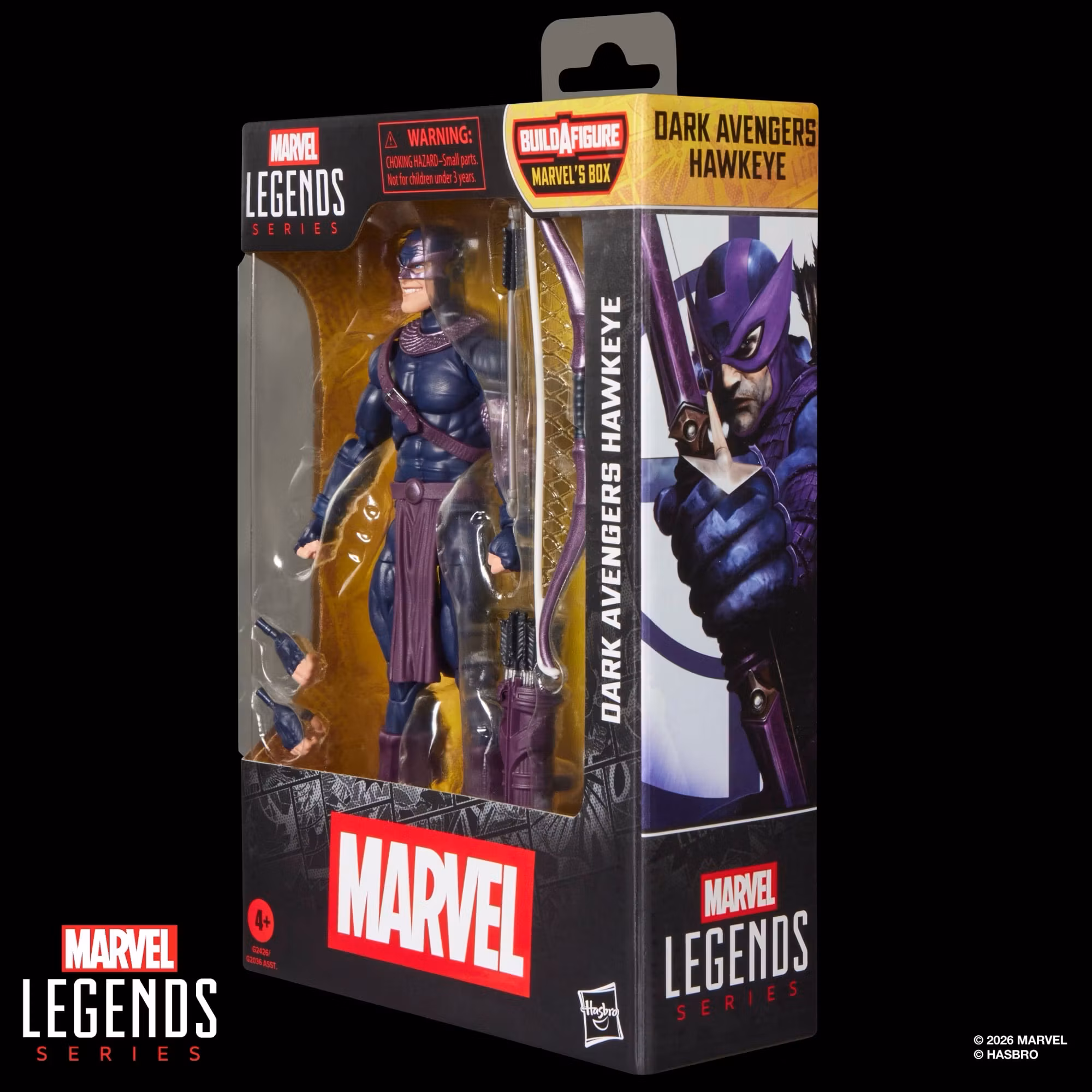 Dark Avengers Marvel Legends Dark Avengers Hawkeye Action Figure (Marvel's Box BAF)
