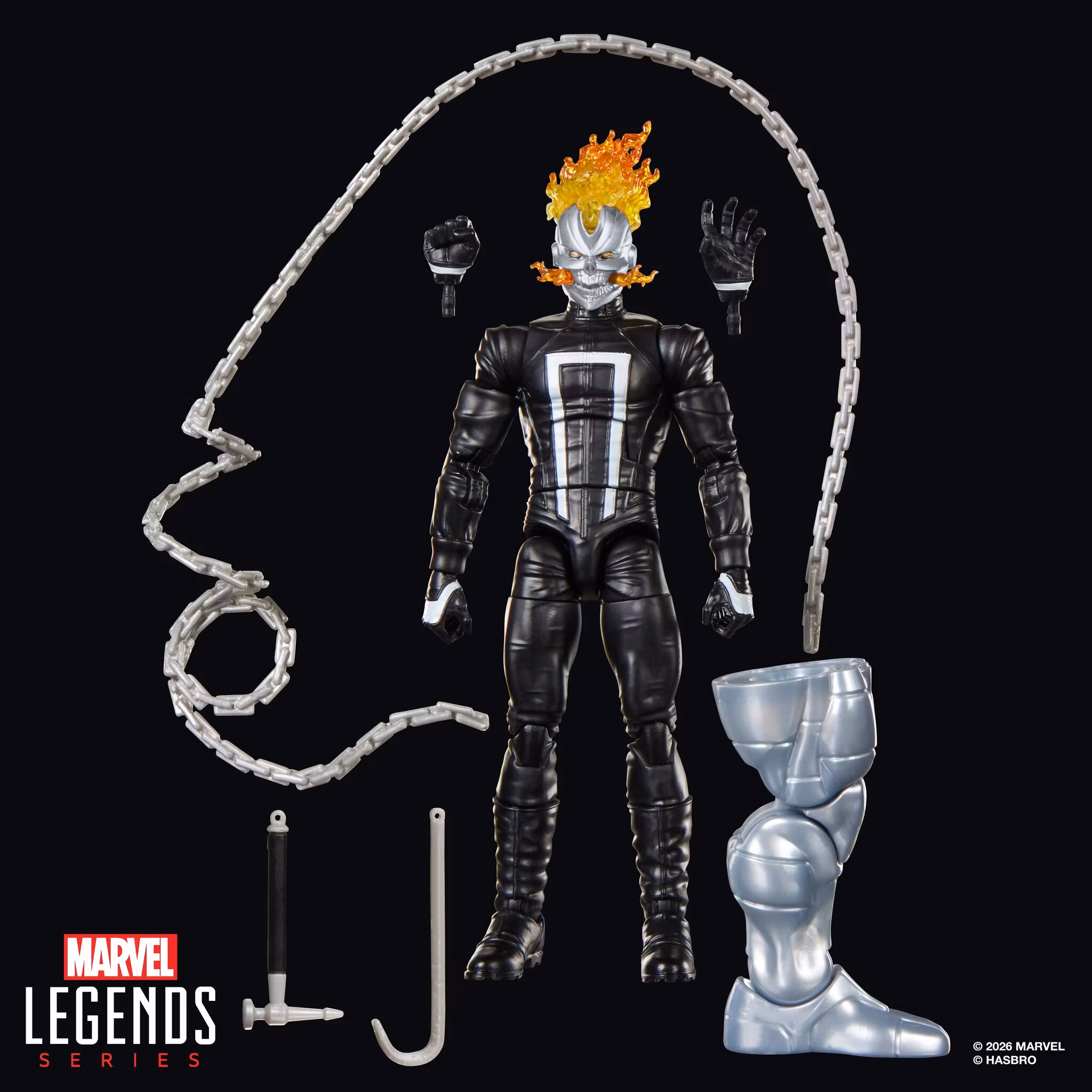 All-New Ghost Rider Marvel Legends Ghost Rider (Robbie Reyes) Action Figure (Marvel's Box BAF)
