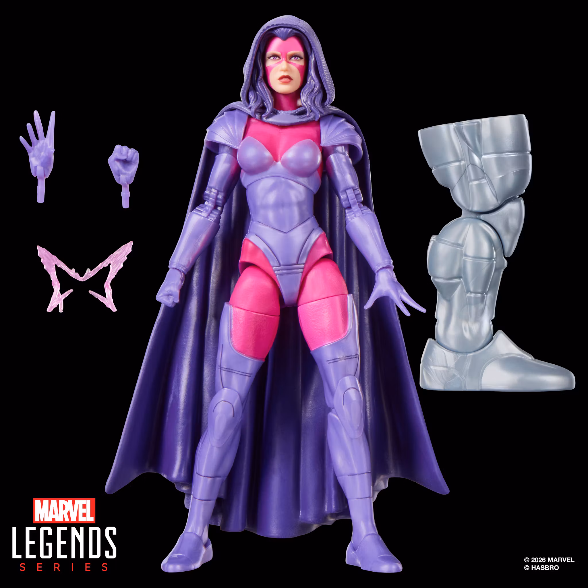 X-Men Marvel Legends Psylocke Action Figure (Marvel's Box BAF)