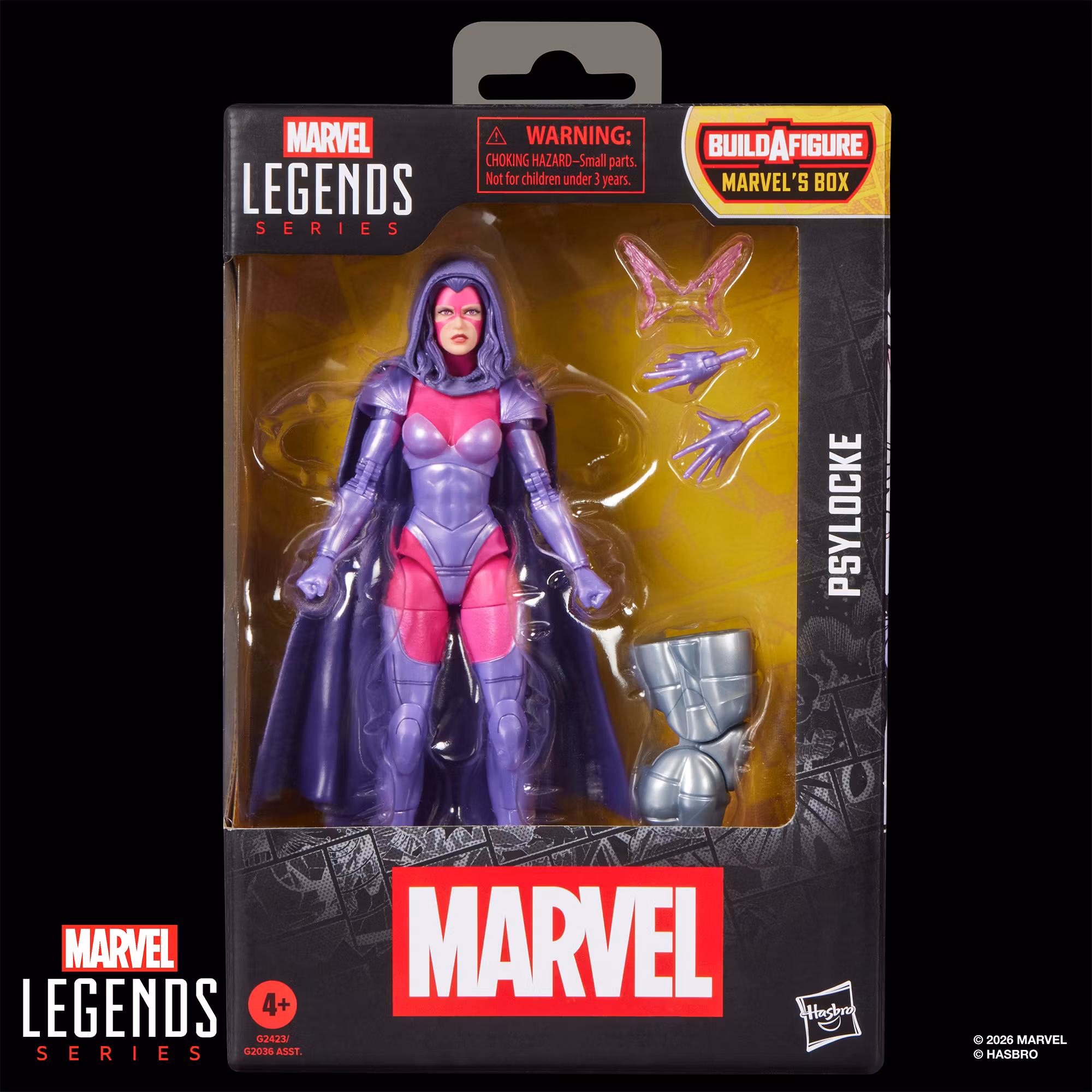 X-Men Marvel Legends Psylocke Action Figure (Marvel's Box BAF)