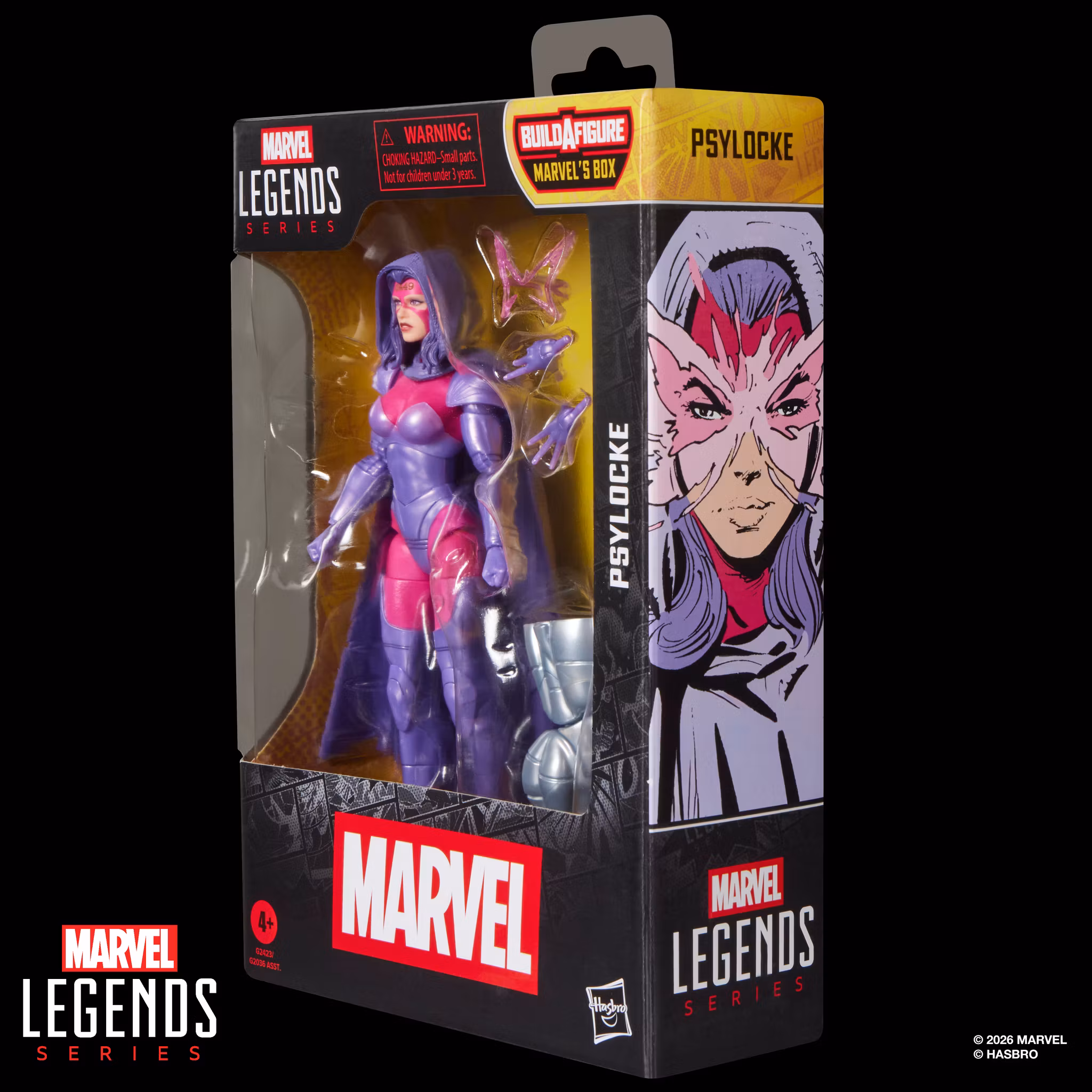 X-Men Marvel Legends Psylocke Action Figure (Marvel's Box BAF)