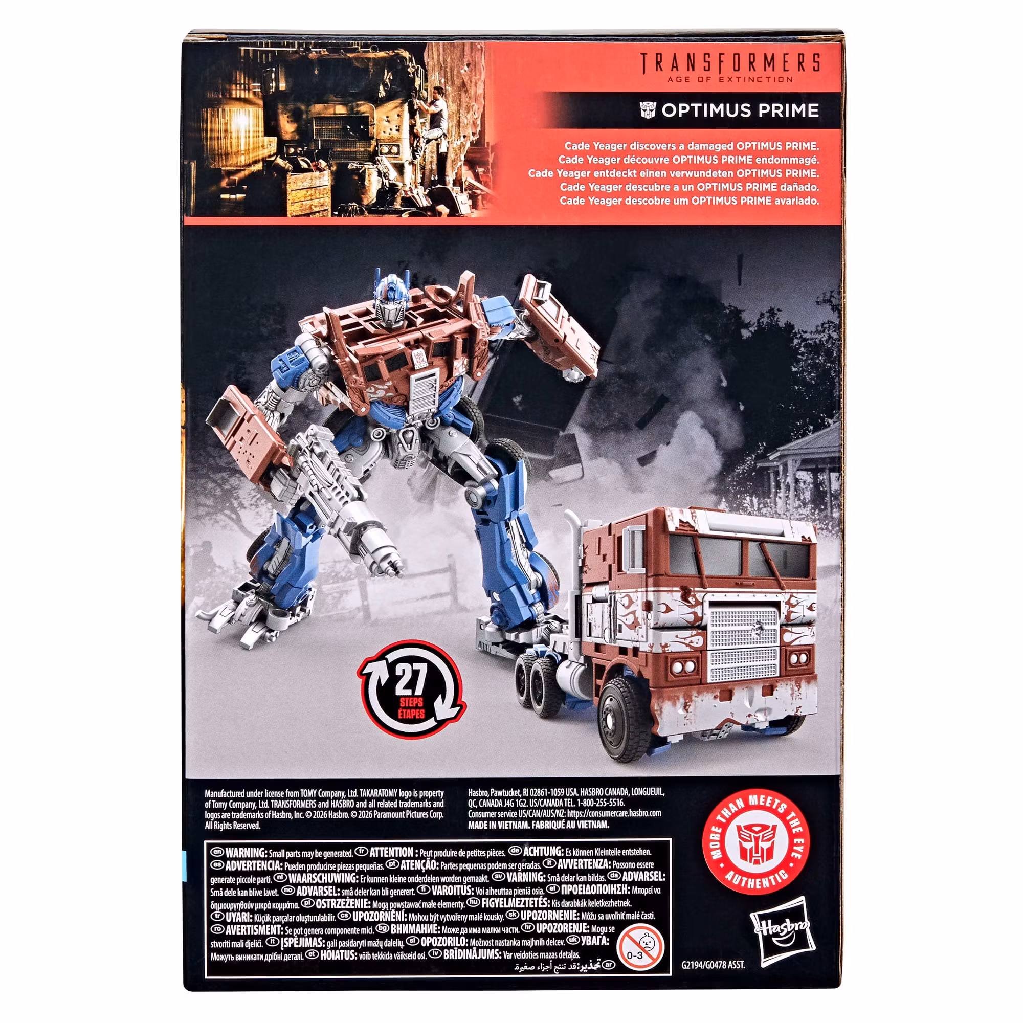 Transformers: Age of Extinction Studio Series Voyager Class Optimus Prime Action Figure