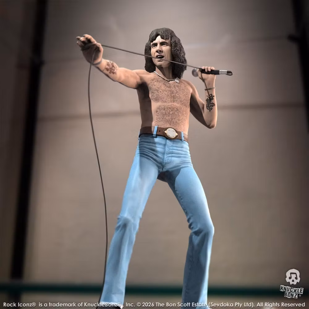 AC/DC Rock Iconz Bon Scott III 1/9 Scale Figure