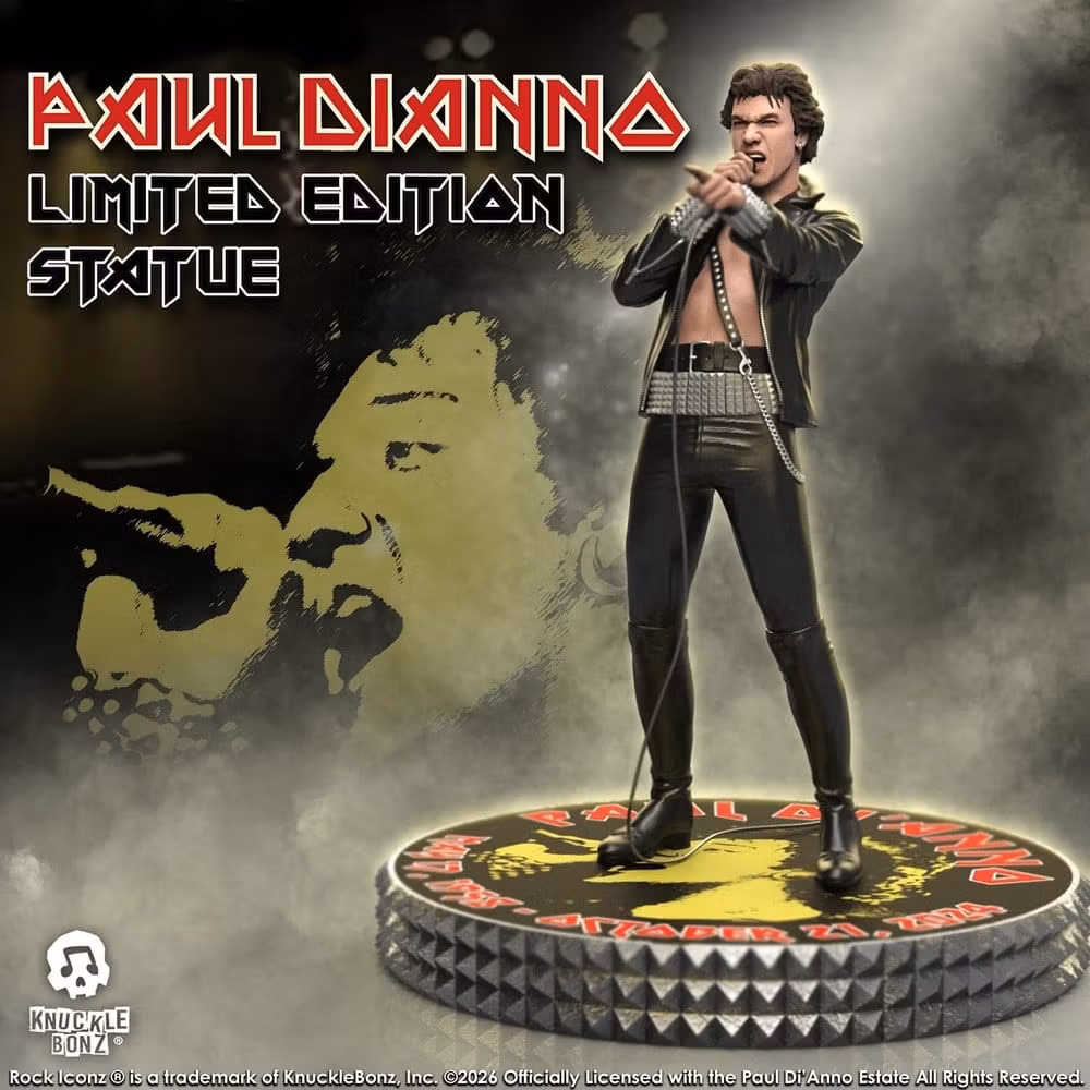 Iron Maiden Rock Iconz Statue Paul Di'Anno 1/9 Scale Figure