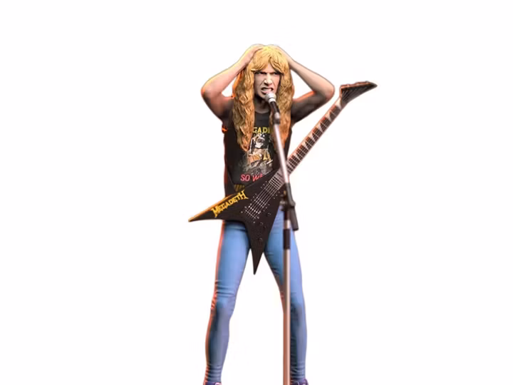 Megadeth Rock Iconz Statue Dave Mustaine II 1/9 Scale Figure