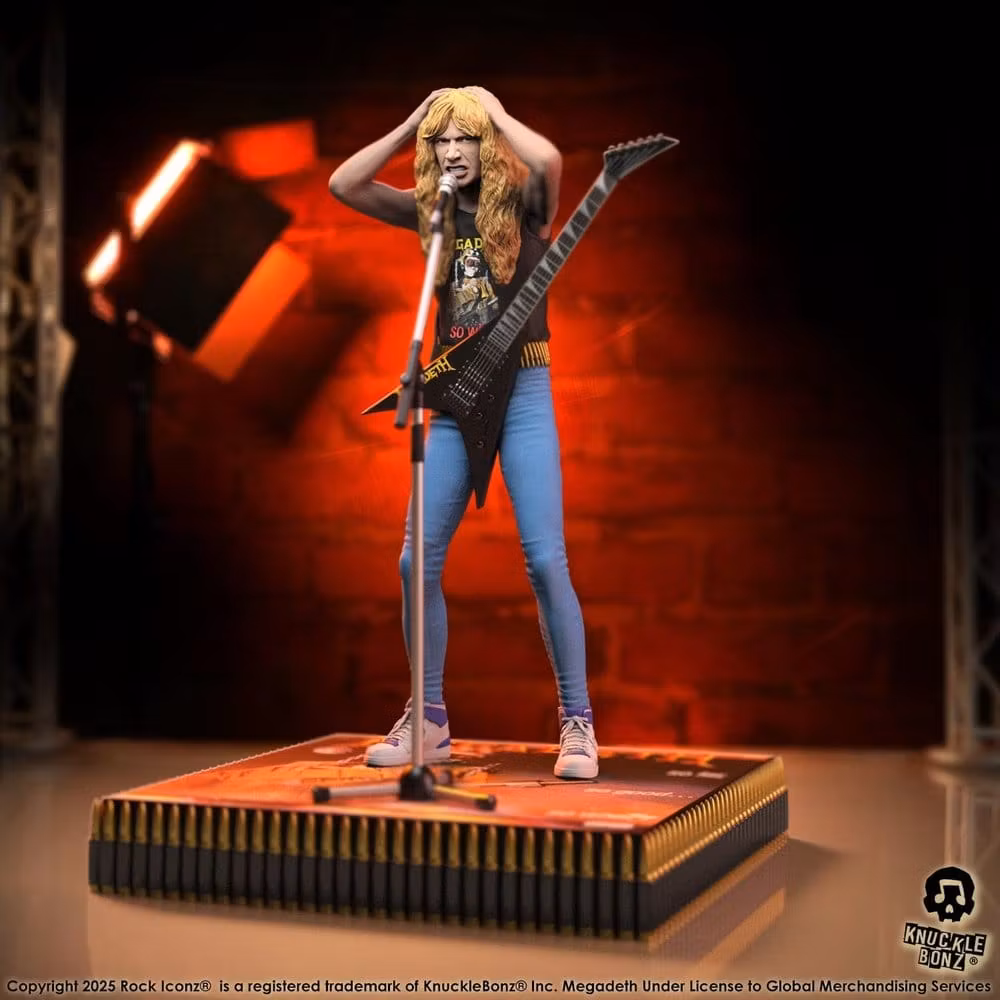 Megadeth Rock Iconz Statue Dave Mustaine II 1/9 Scale Figure
