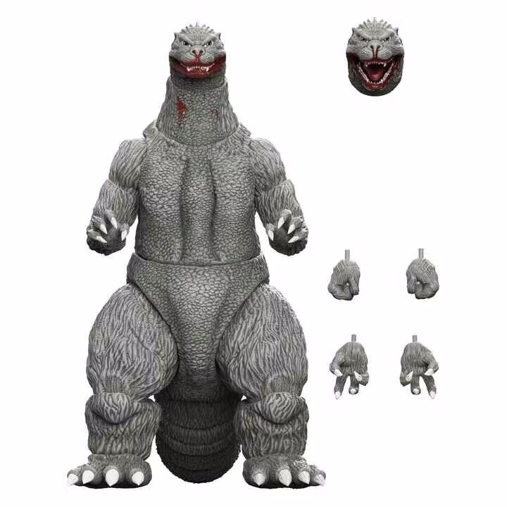 Godzilla (1989) Toho Ultimates Action Figure - Godzilla (Greyscale Comic Book - Thirsty for Blood)