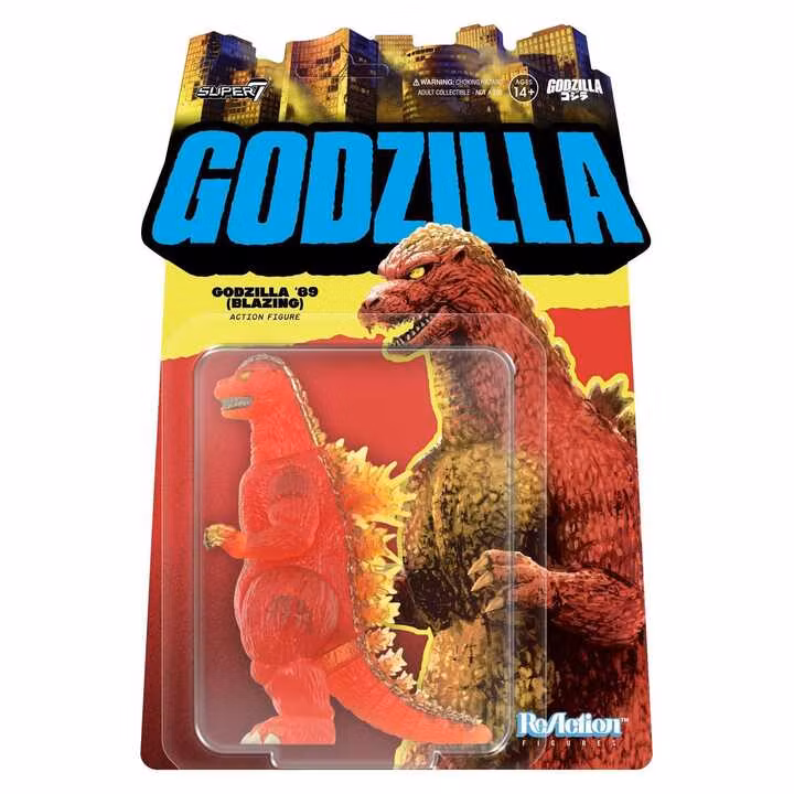Godzilla Toho ReAction Action Figure Godzilla - 1989 (Blazing)
