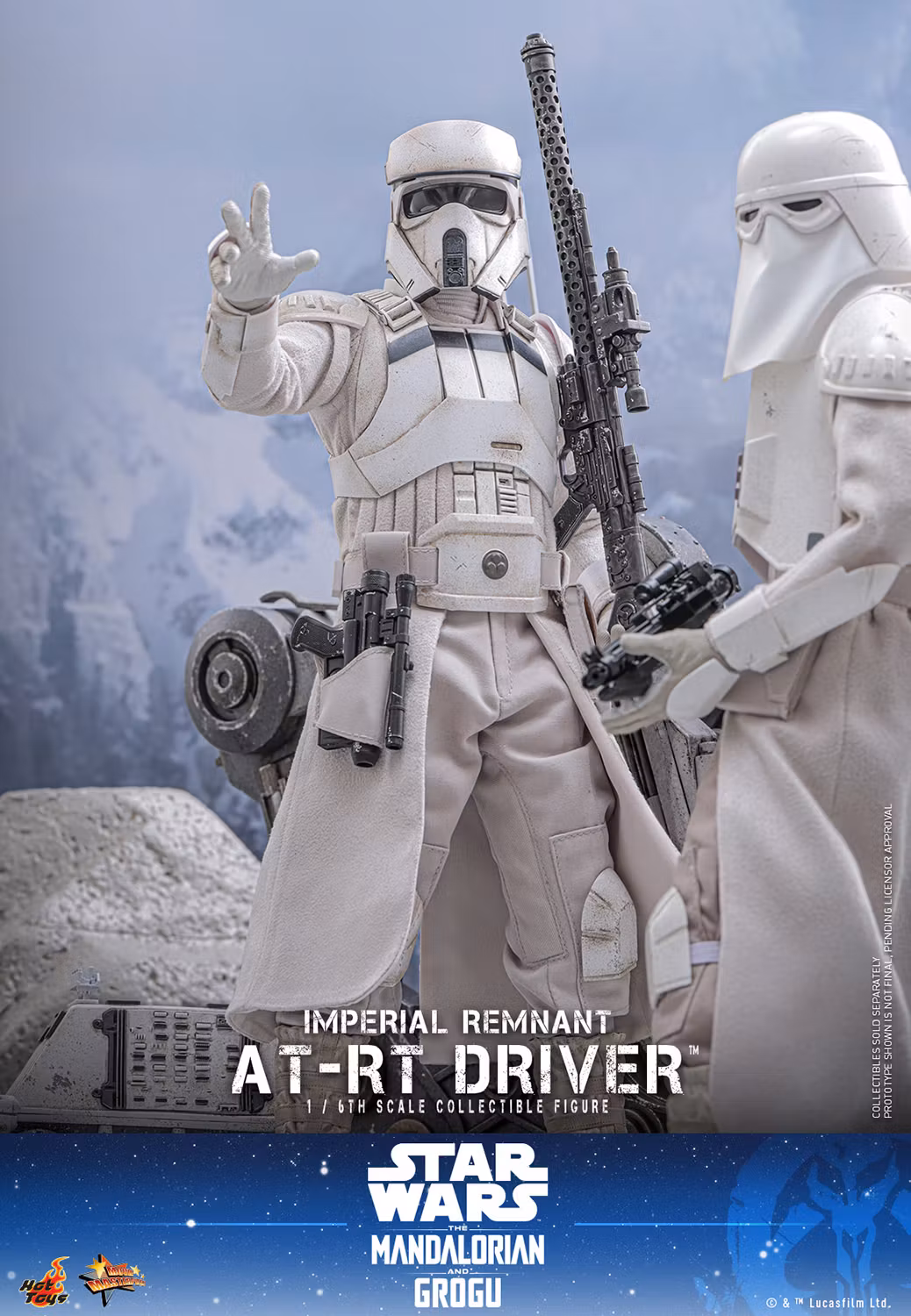 Star Wars: The Mandalorian & Grogu MMS853 Imperial Remnant AT-RT Driver 1/6th Scale Collectible Figure