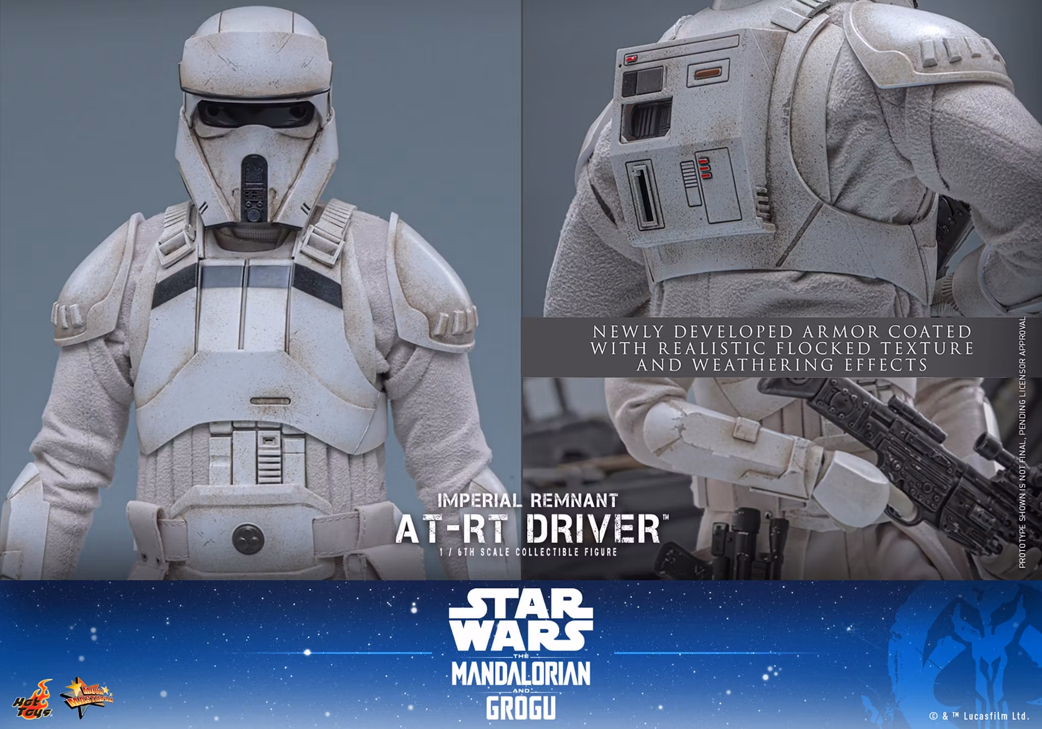 Star Wars: The Mandalorian & Grogu MMS853 Imperial Remnant AT-RT Driver 1/6th Scale Collectible Figure