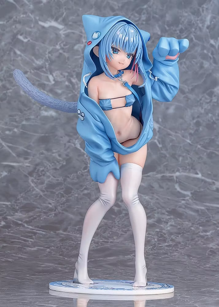 (18+) Kanzarin Illustration Kanzarin-chan (Cat-Eared Hoodie Ver.) 1/6 Scale Figure