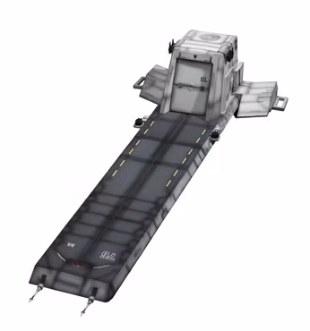 Mobile Suit Gundam Unicorn Realistic Model Series Nahel Argama Catapult Deck (UC Ver.) 1/144 Scale Structure