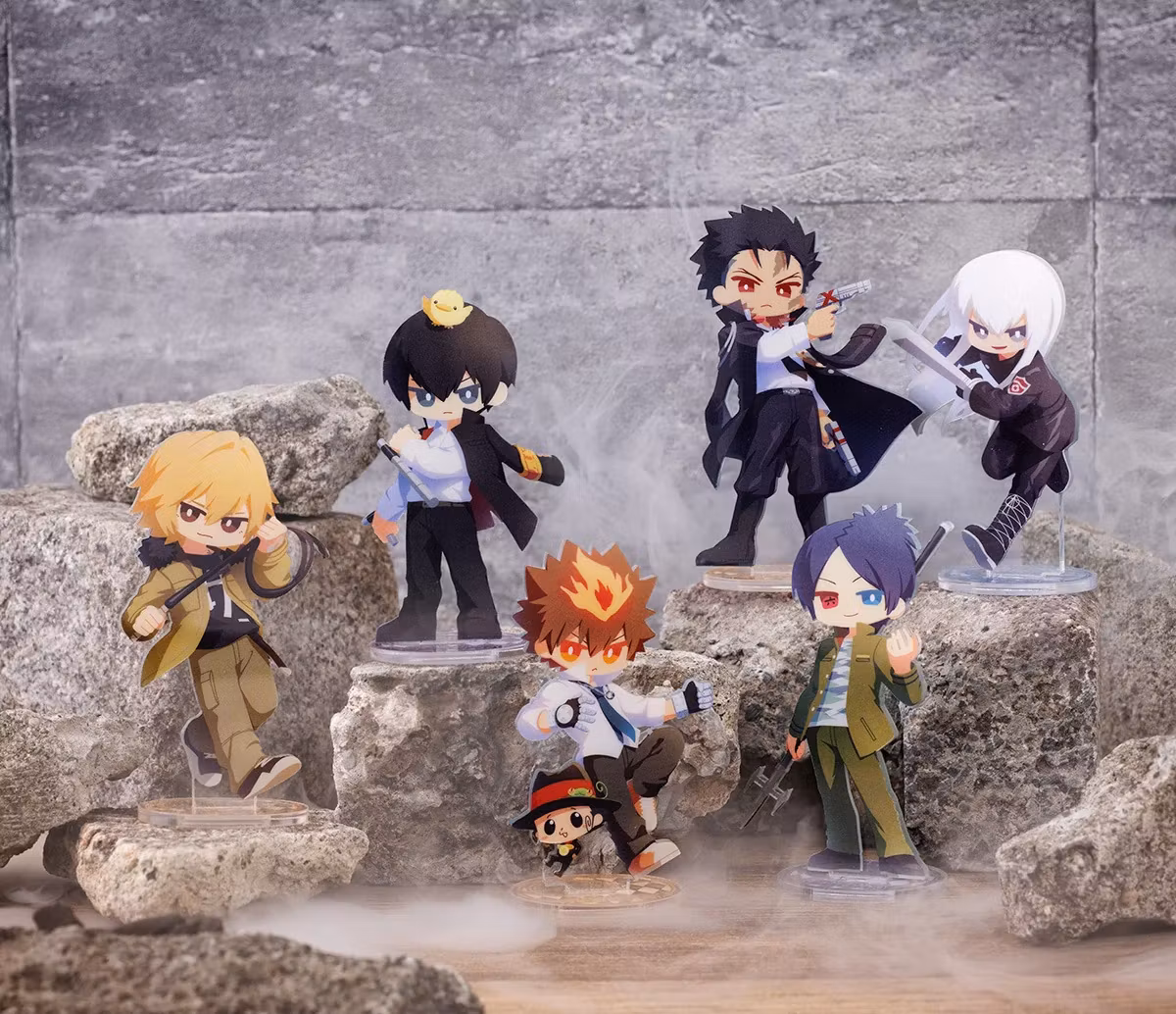 Katekyo Hitman Reborn! Irusta Box of 6 Acrylic Stands