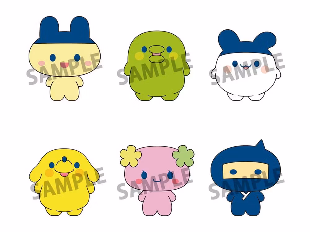 Tamagotchi Chokorin Collection Mascot Box of 6 Figures