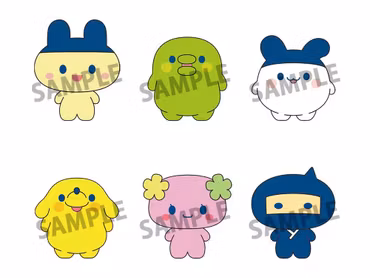 Tamagotchi Chokorin Collection Mascot Box of 6 Figures