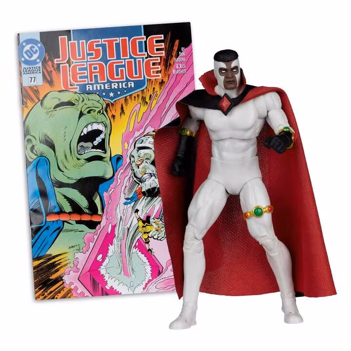 DC Direct Page Punchers Action Figure Bloodwynd (Justice League #77) (Red Platinum Edition)