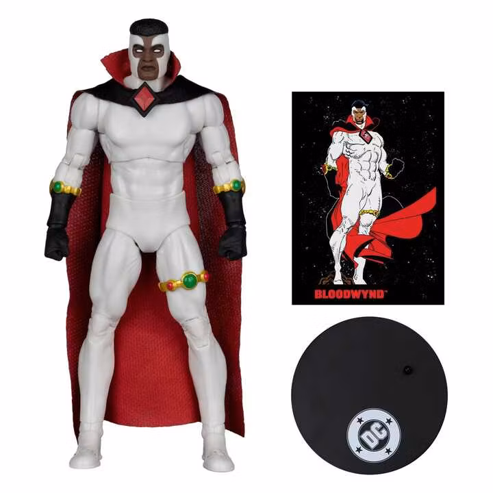 DC Direct Page Punchers Action Figure Bloodwynd (Justice League #77) (Red Platinum Edition)