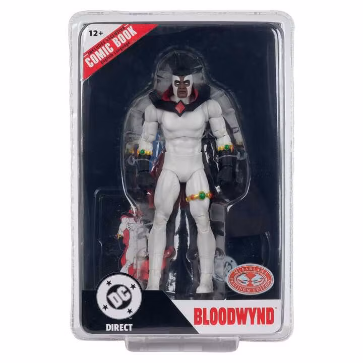 DC Direct Page Punchers Action Figure Bloodwynd (Justice League #77) (Red Platinum Edition)