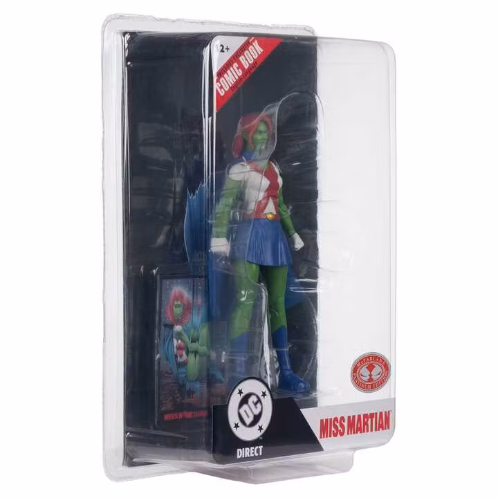 DC Direct Page Punchers Action Figure Miss Martian (Teen Titans #41) (Red Platinum Edition)