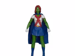 DC Direct Page Punchers Action Figure Miss Martian (Teen Titans #41) (Red Platinum Edition)