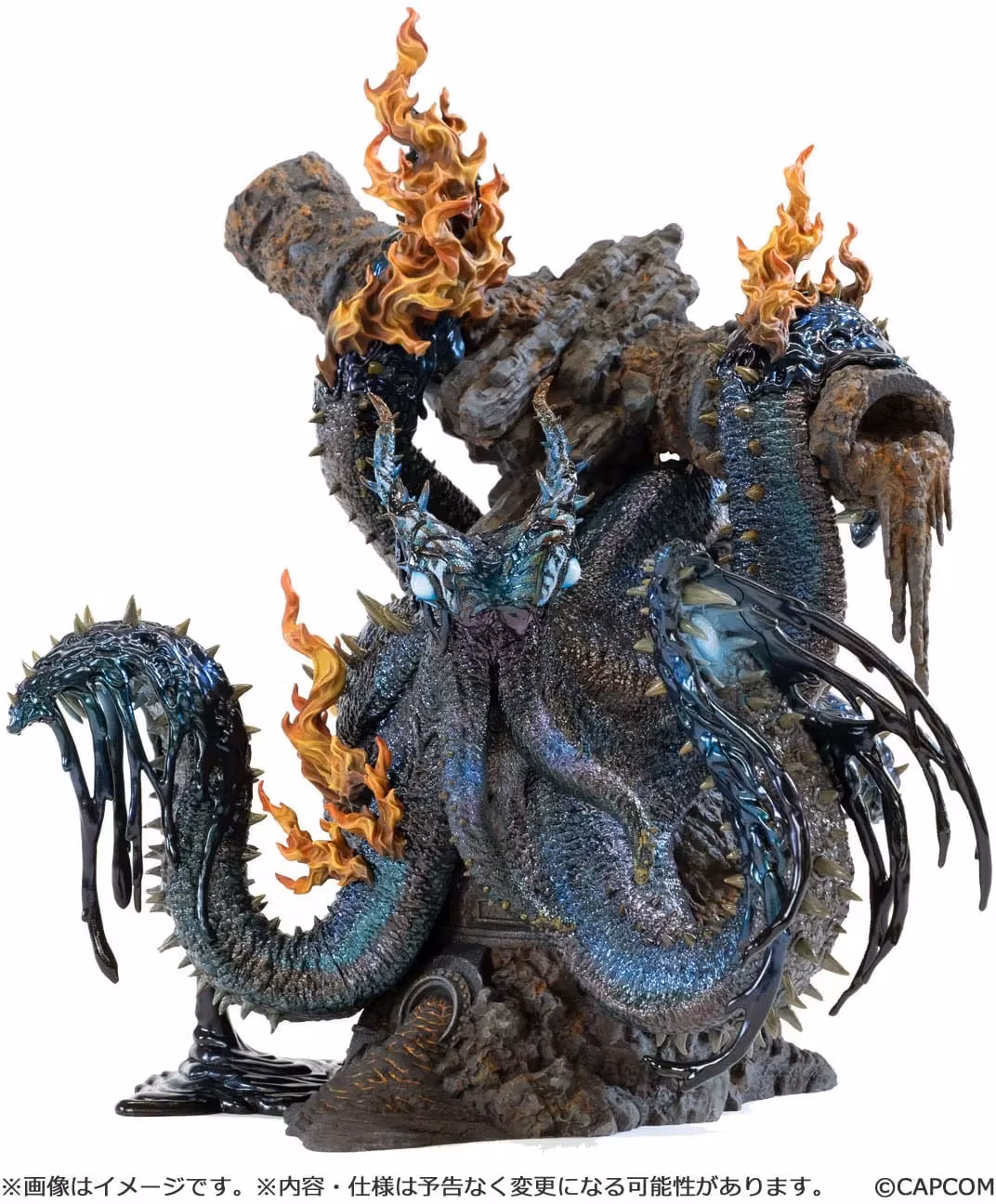 Monster Hunter Capcom Figure Builder Creator's Model Hell Flame Octopus Nu Udra Figure