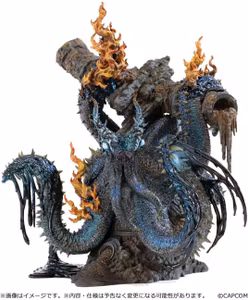 Monster Hunter Capcom Figure Builder Creator's Model Hell Flame Octopus Nu Udra Figure