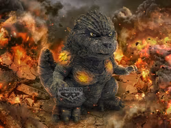 Godzilla Minus One (2023) Enshrined Monsters Godzilla (Shell Impact Image Color Ver.) Figure