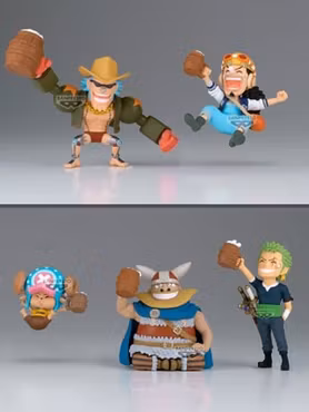 One Piece World Collectable Figure Banquet 2 Set of 5 Figures