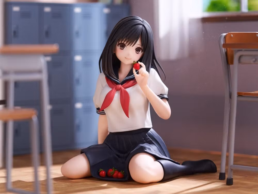 Strawberry 100% Desktop Cute Aya Tojo (School Uniform Ver.) Figure