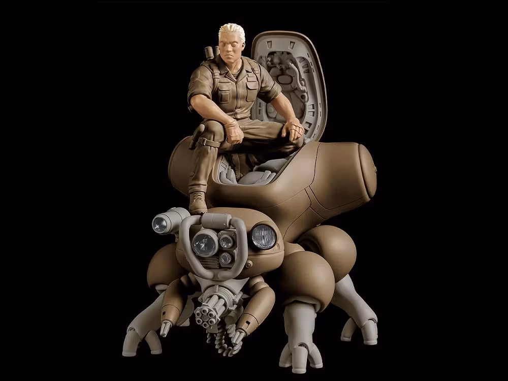 Ghost in the Shell PLAMAX MF-95 minimum factory Batou with Fuchikoma (Manga Ver.) 1/20 Scale Model Kit