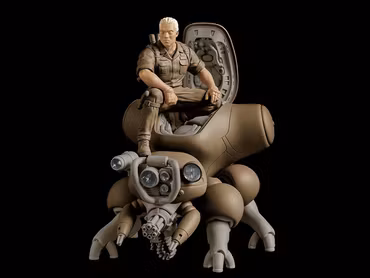 Ghost in the Shell PLAMAX MF-95 minimum factory Batou with Fuchikoma (Manga Ver.) 1/20 Scale Model Kit